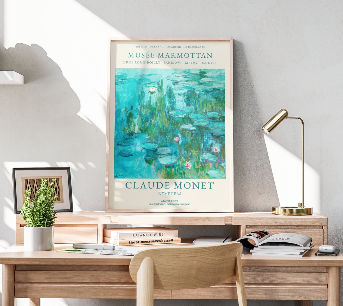 Claude Monet Nympheas Water Lilies Musee Marmottan Art Poster - Image 2