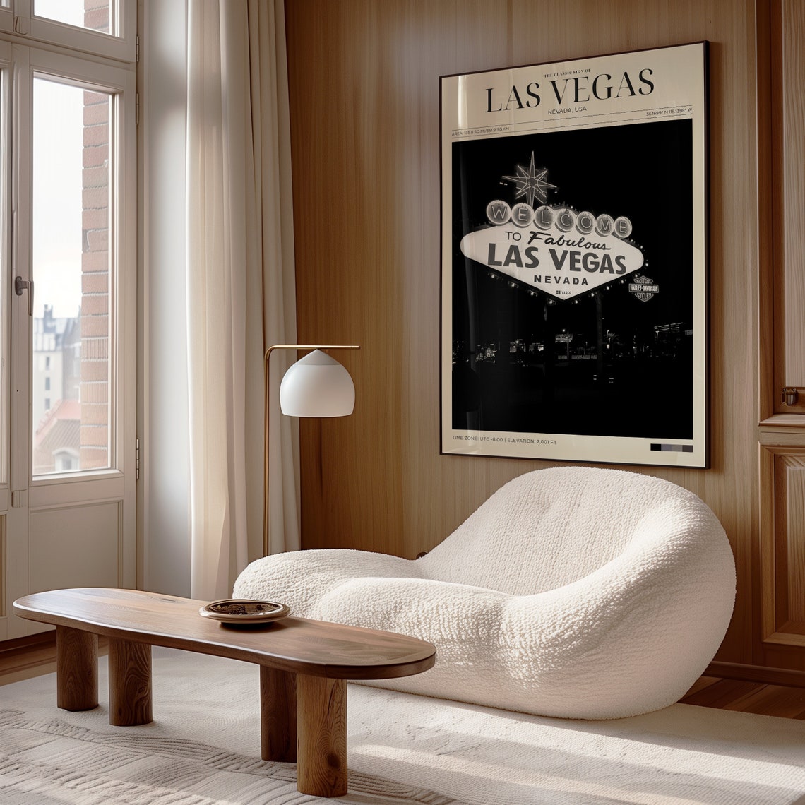 Travel Poster Las Vegas Strip Poster Las Vegas Sign Print Las Vegas Wall Art For Living Room Large Modern Office Cities Wall Art - Image 4