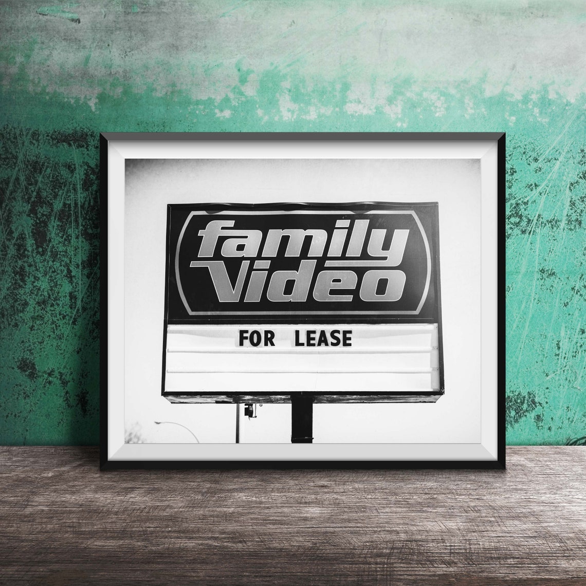 Family Video Sign Photography Movie Rental Sign Wall Art Unframed Photography Print Closed - Image 2