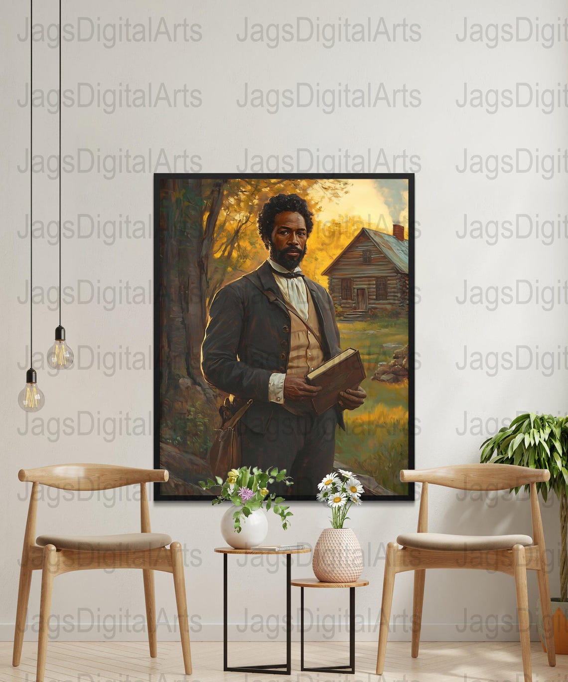 African Wall Art Black Decor Prints - Image 3