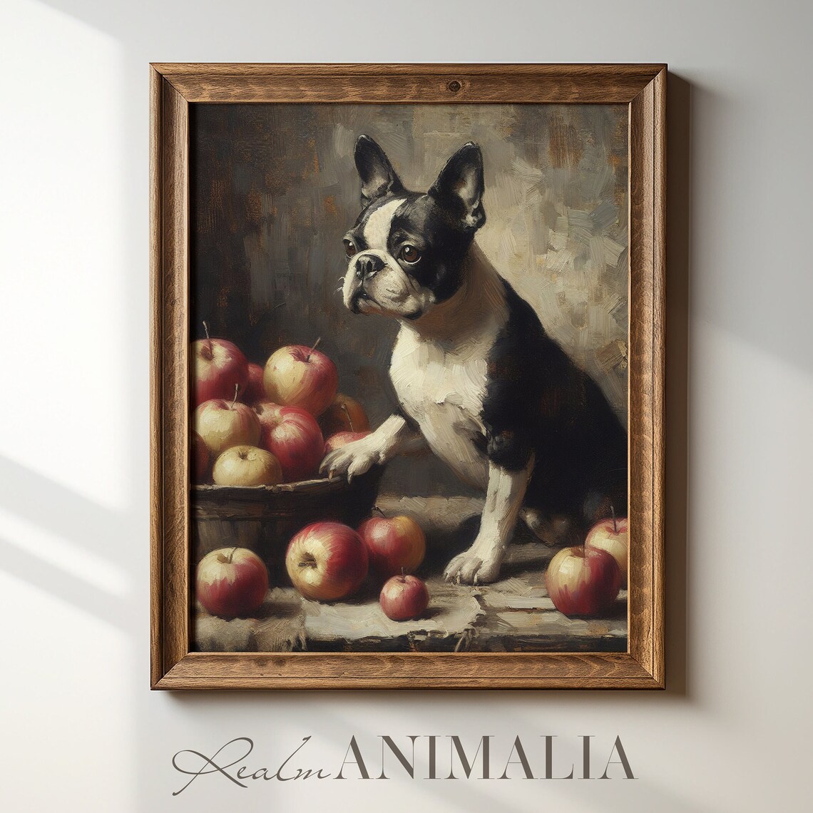 Vintage Boston Terrier Portrait, Dog Art Print - Image 4