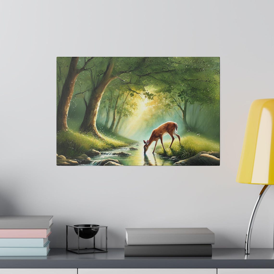 Psalms 42 As The Deer Matte Print Christian Artwork From Bible Verse Fast Shipping - Image 2