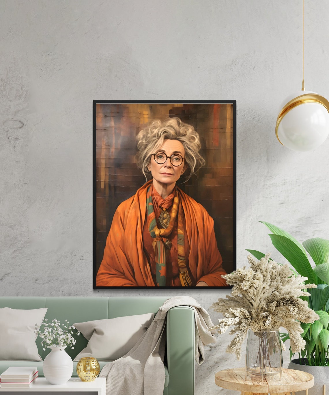 Female Professor Portrait Hogwarts Professor Potter Fan Gift Gallery Wall Print Harry Home Decoration - Image 2