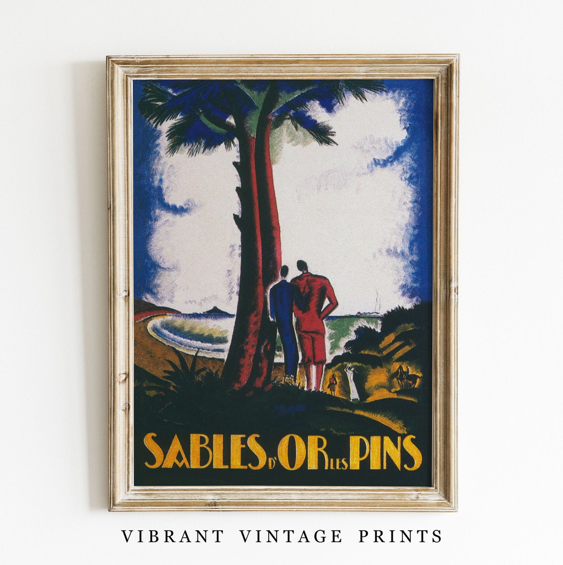 France Wall Art Moody Vintage Art Vintage France Art Brittany France Vintage Poster Art Dark Moody Art Wall Art - Image 5