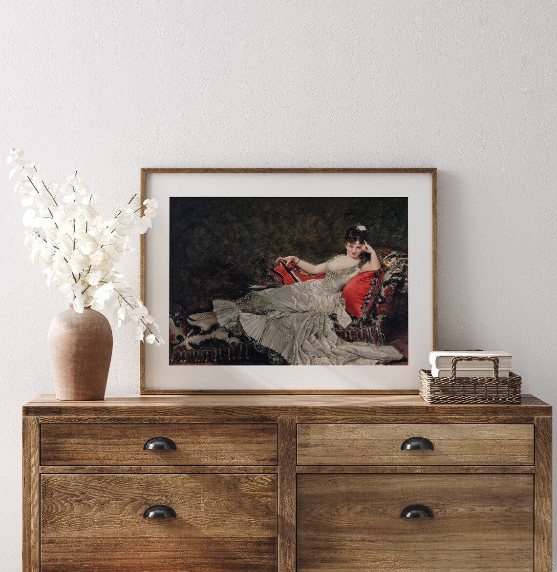 Victorian Woman Portrait, Vintage Fashion Wall Art - Image 3