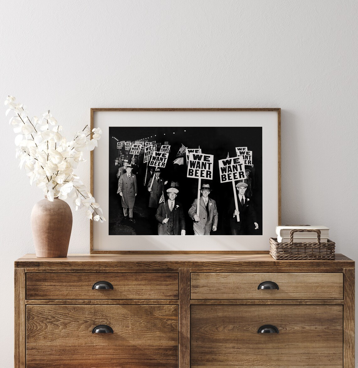Prohibition Beer Protest Vintage Wall Art Print - Image 2