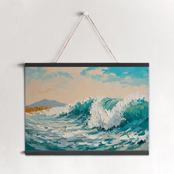 Handmade Original Colorful Oil Painting Abstract Minimalism Color Splash Canvas Art Impasto Textured Wall Personalized Gift