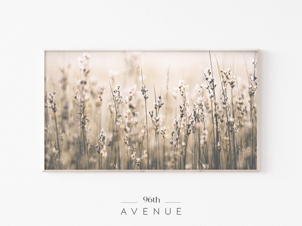 Wildflowers Photo Grass Art Print