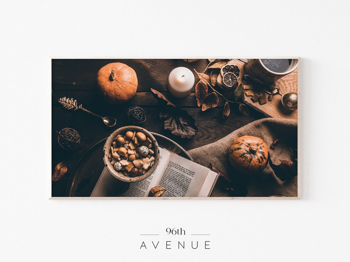 Fall TV Abstract Modern Art Print