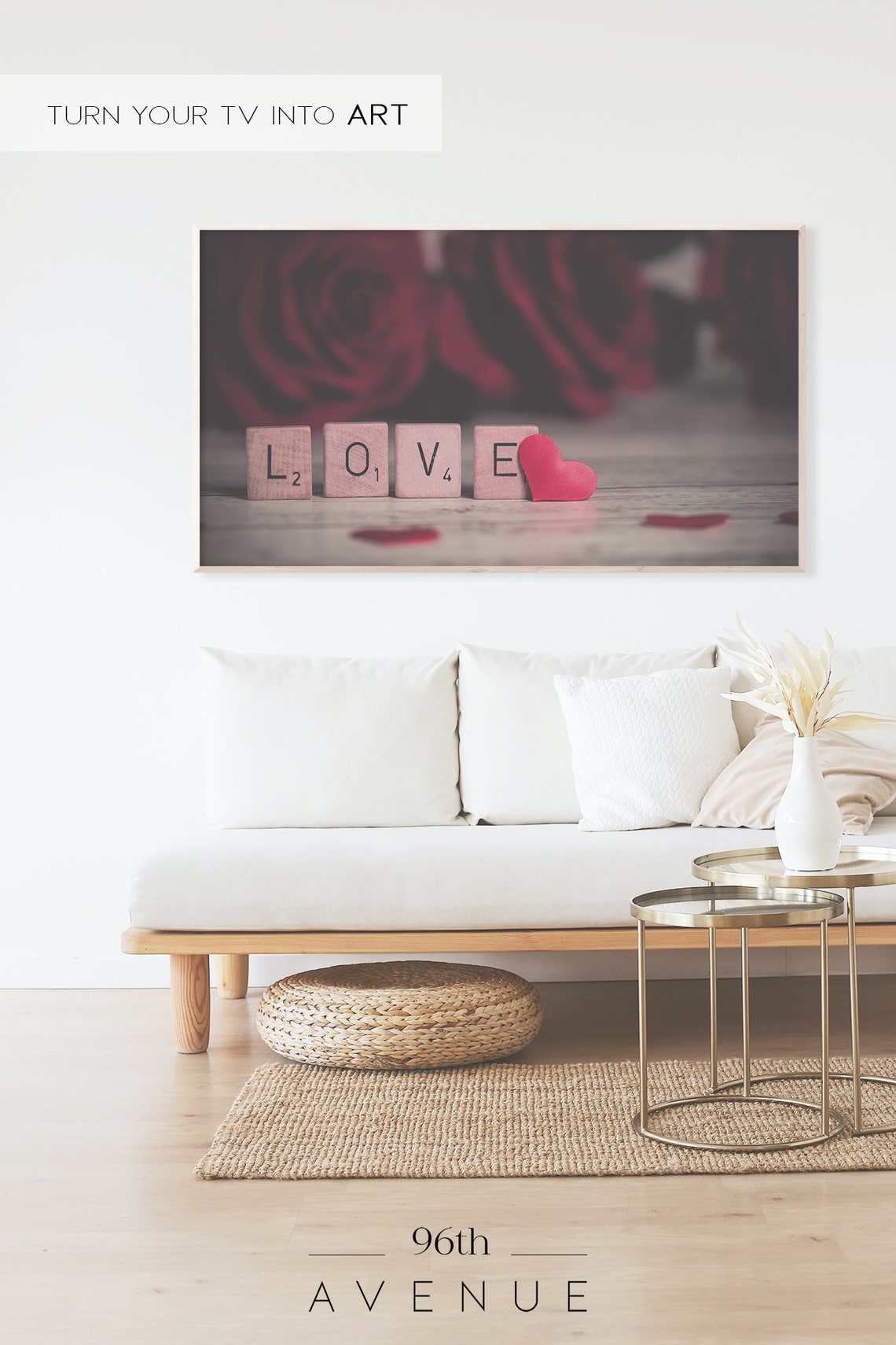 Love Art for TV, Abstract Modern Decor - Image 2
