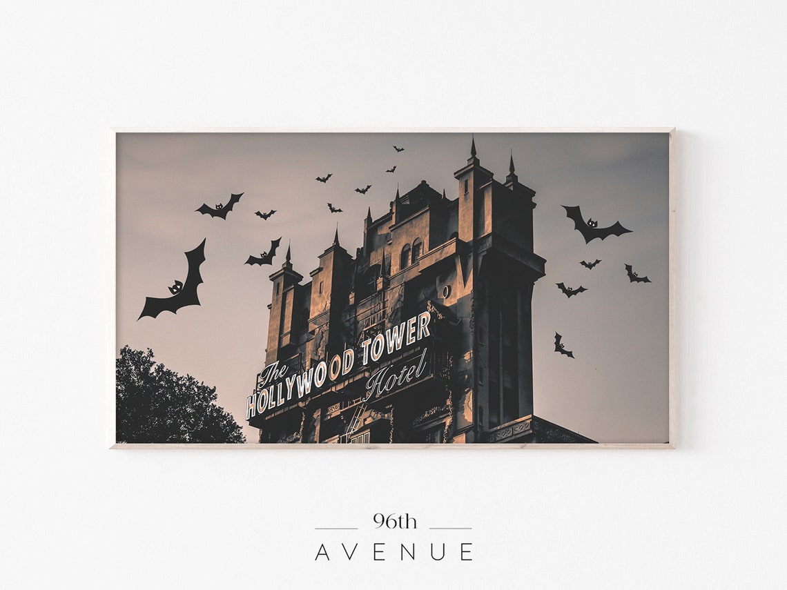 Haunted House Halloween Art For TV
