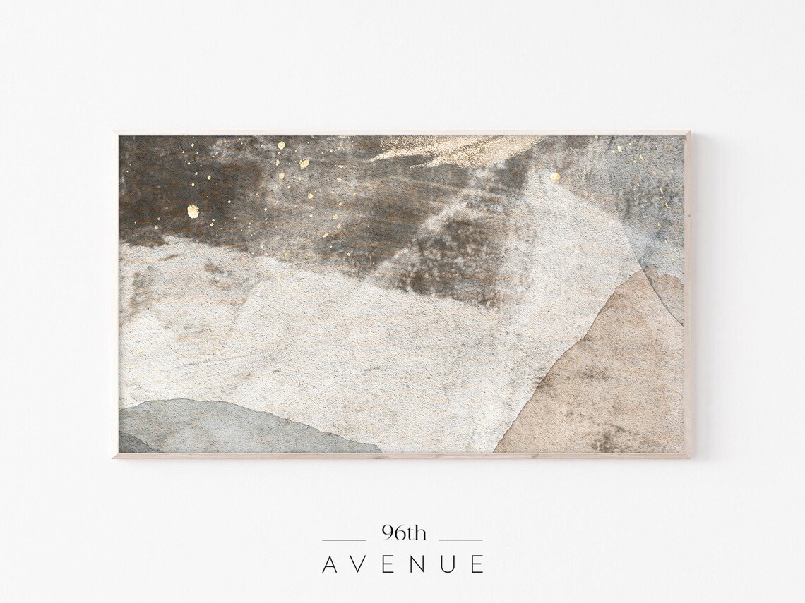 Abstract Beige Modern Farmhouse Art Print