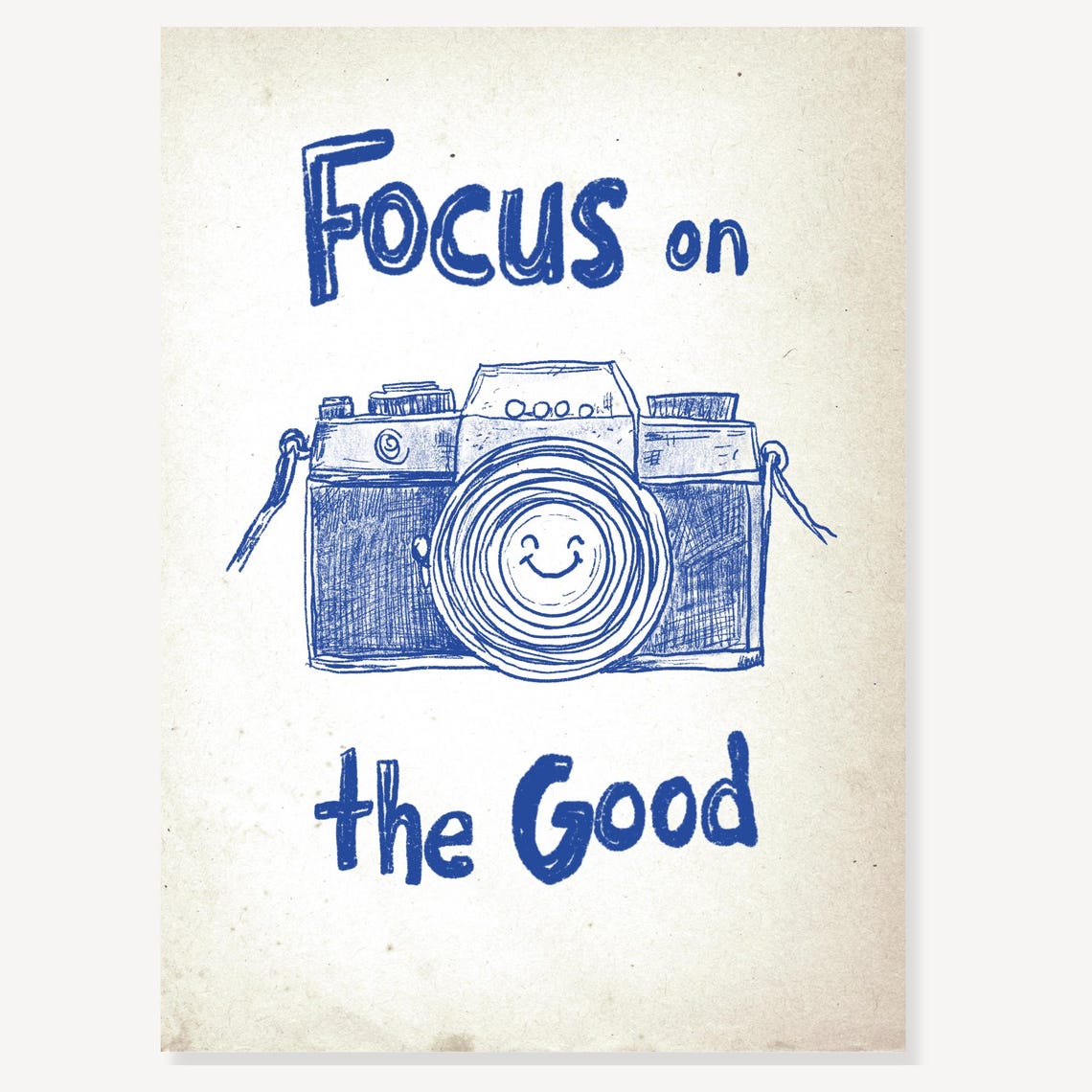 Retro Motivational Quote Poster Retro Camera Print Modern Retro Decor Motivational Prints Vintage Wall Art Poster Positivity Decor - Image 2