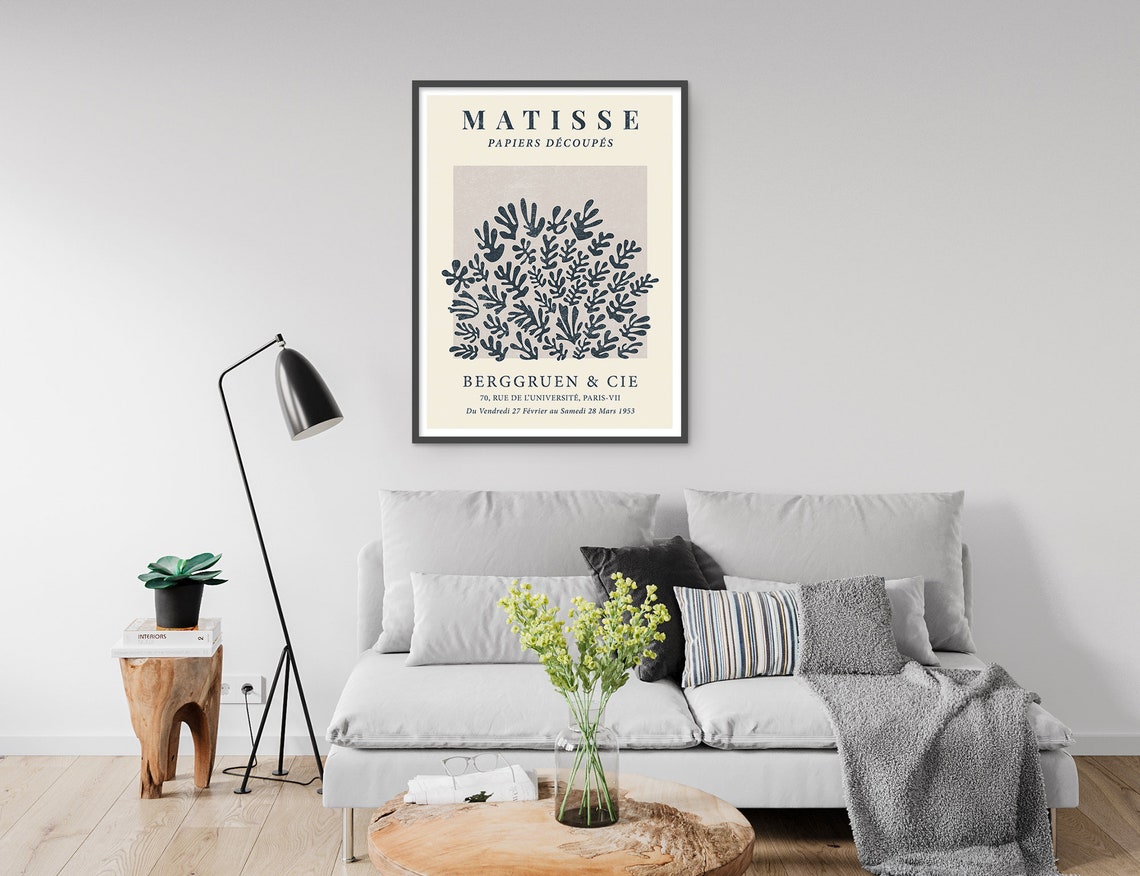 Matisse Papiers Decoupes Exhibition Botanical Cut Paper Poster - Image 4