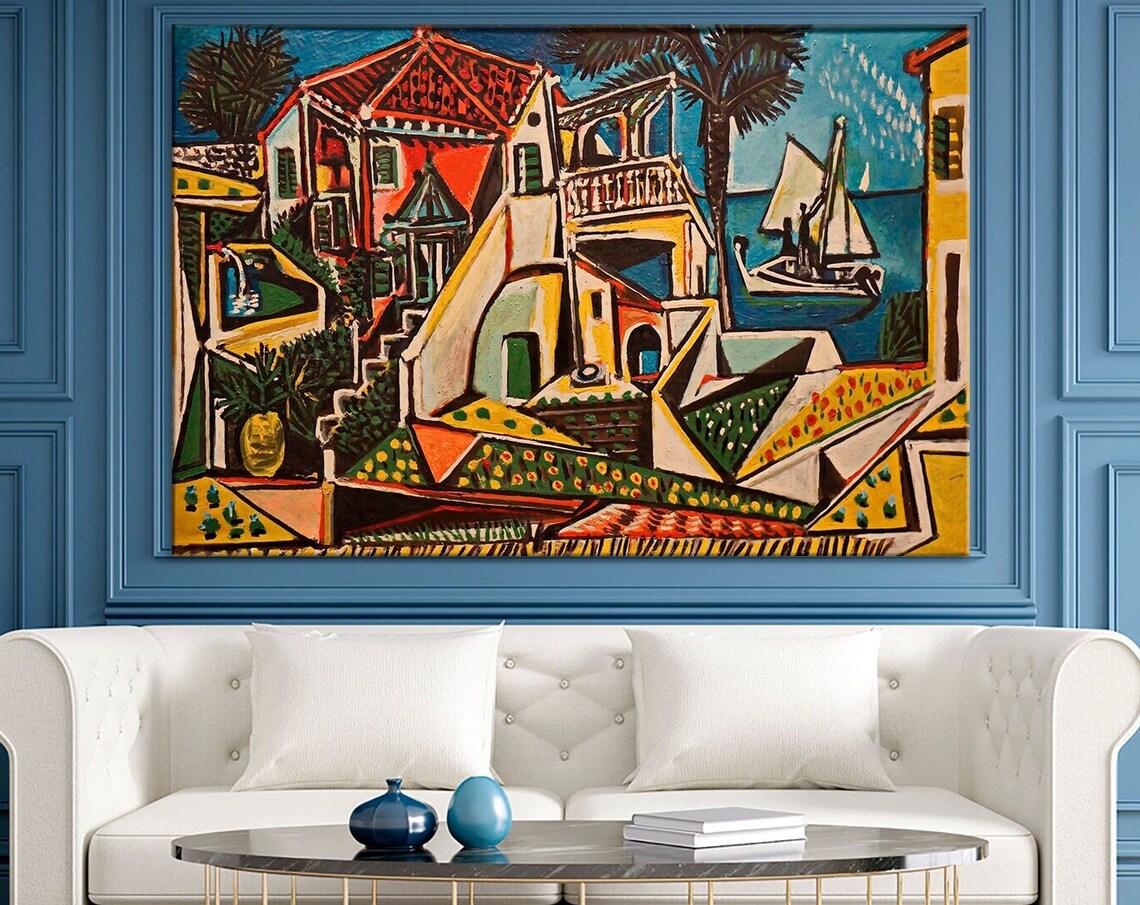 Pablo Picasso Mediterranean Landscape, Poster Print