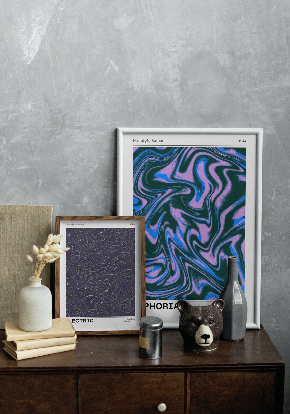 Euphoria Aura Retro Gradient Poster Print - Image 2