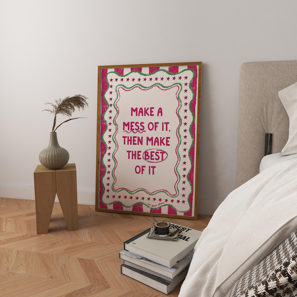 Make A Mess Broadway Quote Funny Film Poster