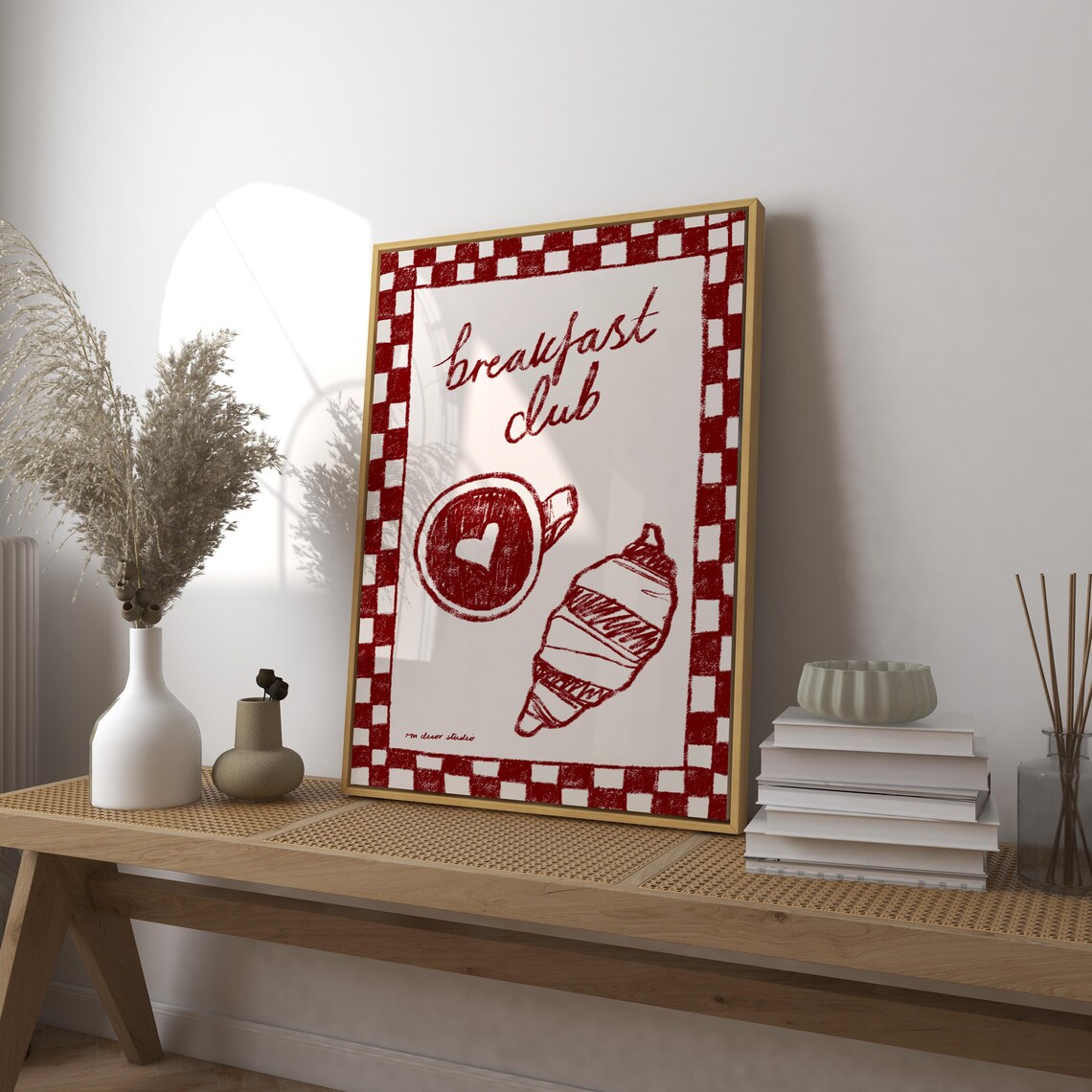 Breakfast Club Vintage Mid-Century Kitchen Art Print