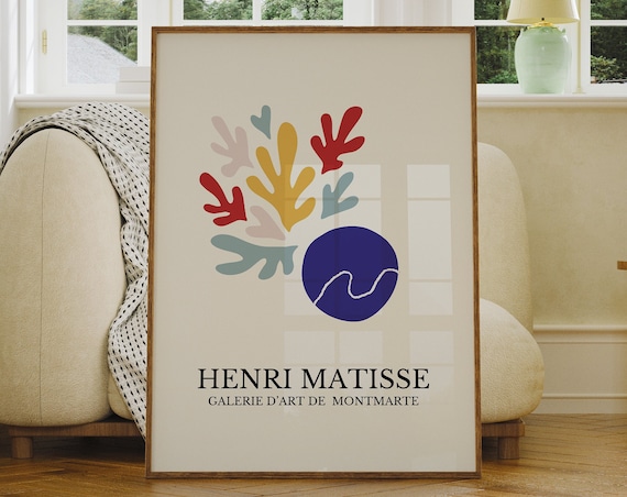 Henri Matisse Cut Out Abstract Bouquet Montmartre Art Poster