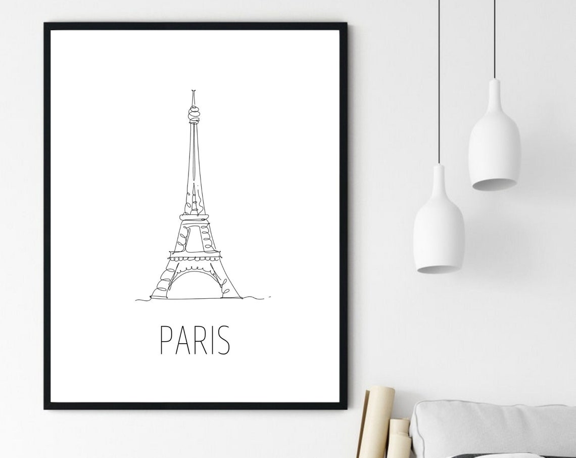Paris Print Eiffel Tower Print Poster - Image 6