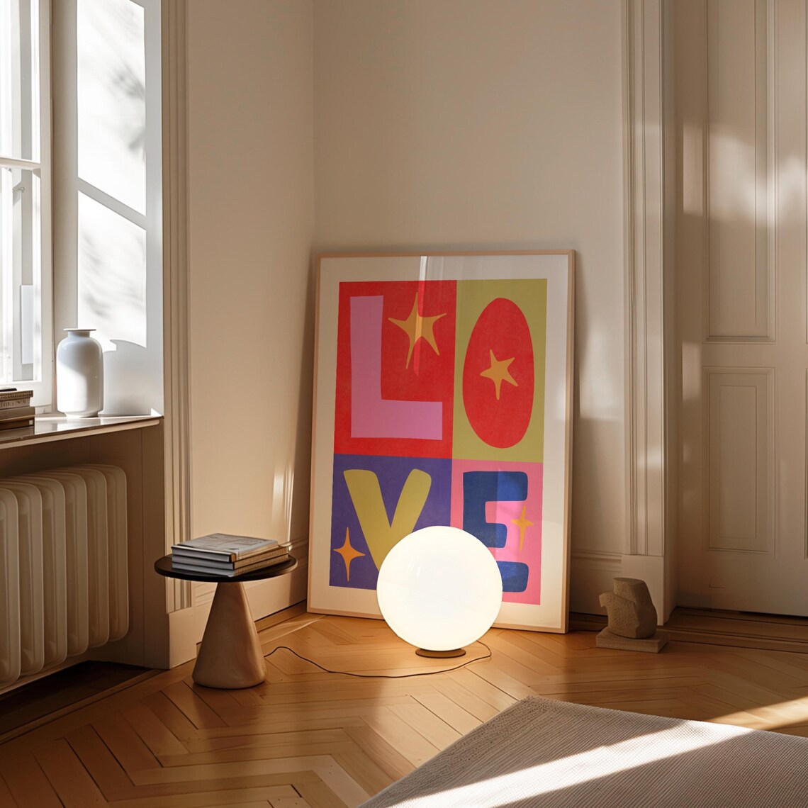 Maximalist Colorful Love Poster 20x30 12x18 16x24 11x14 Home Decor Kids Room Art Print Red Blue Pink Rainbow Lgbtq Inspiring Quote - Image 3