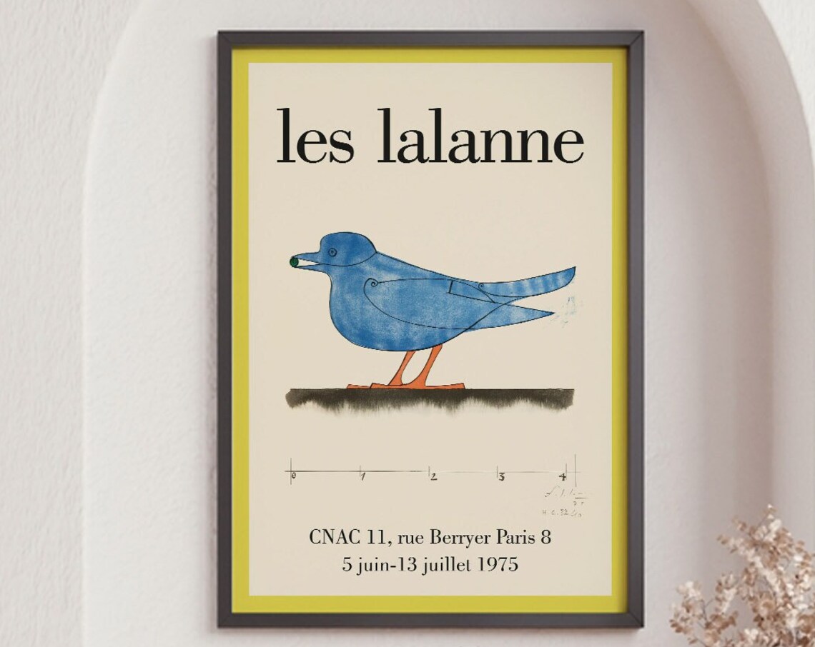 Les Lalanne Exhibition Poster, Paris Vintage Poster - Image 4