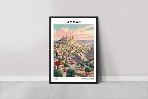 Amman Poster, Historic Citadel View