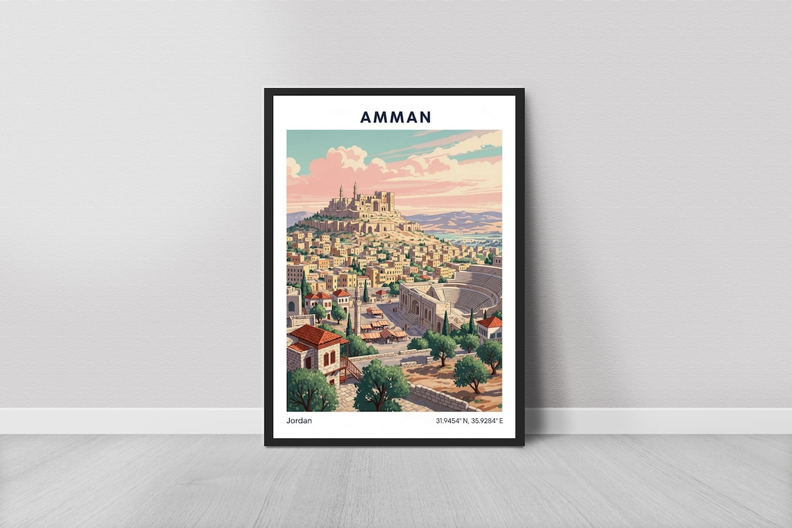 Amman Poster, Historic Citadel View