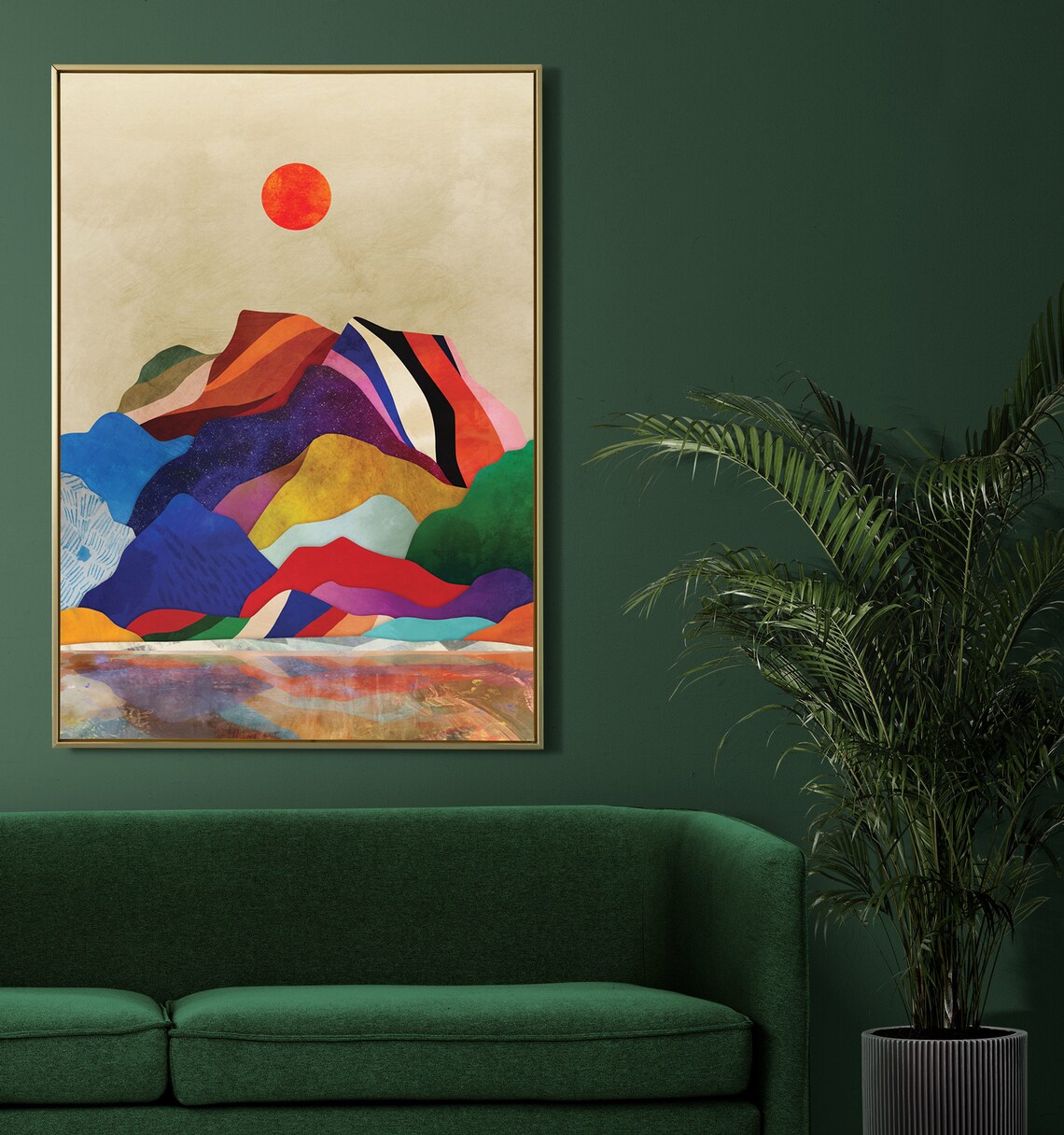 Mountain Landscape Art Print, Nature Scene - Image 3
