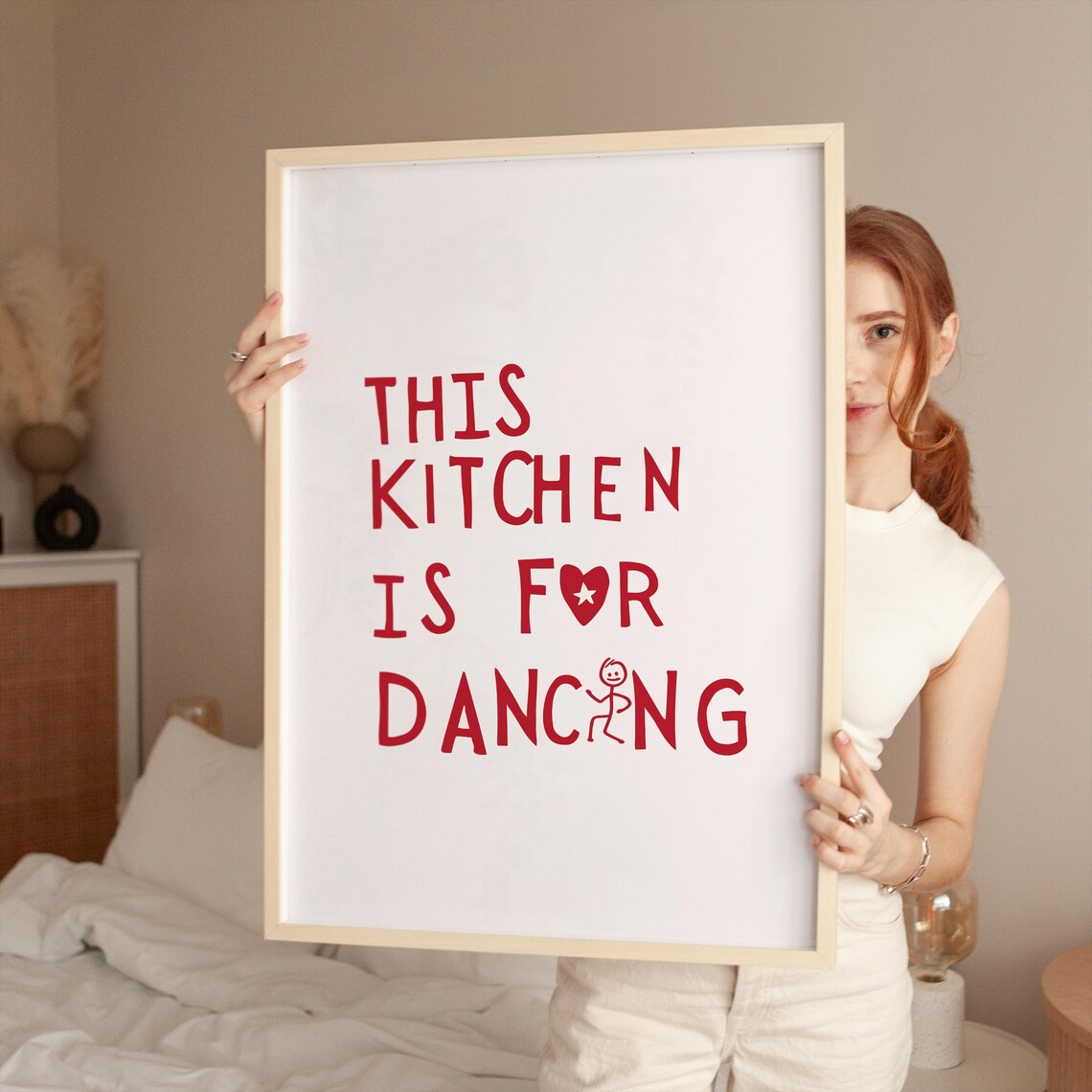 This Kitchen Is For Dancing, Kitchen Wall Art