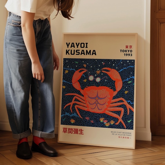 Japanese Crab Exhibition Poster
