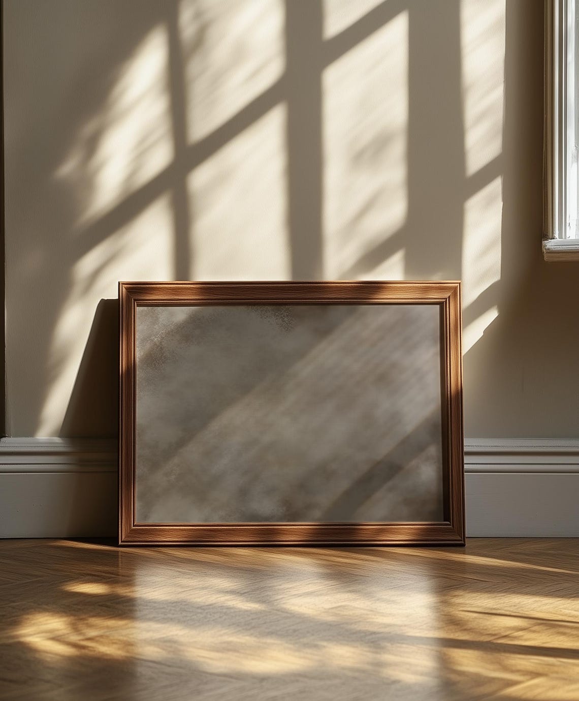 Earthy Moody Abstract Painting Neutral Textured Warm Tones Poster - Image 5
