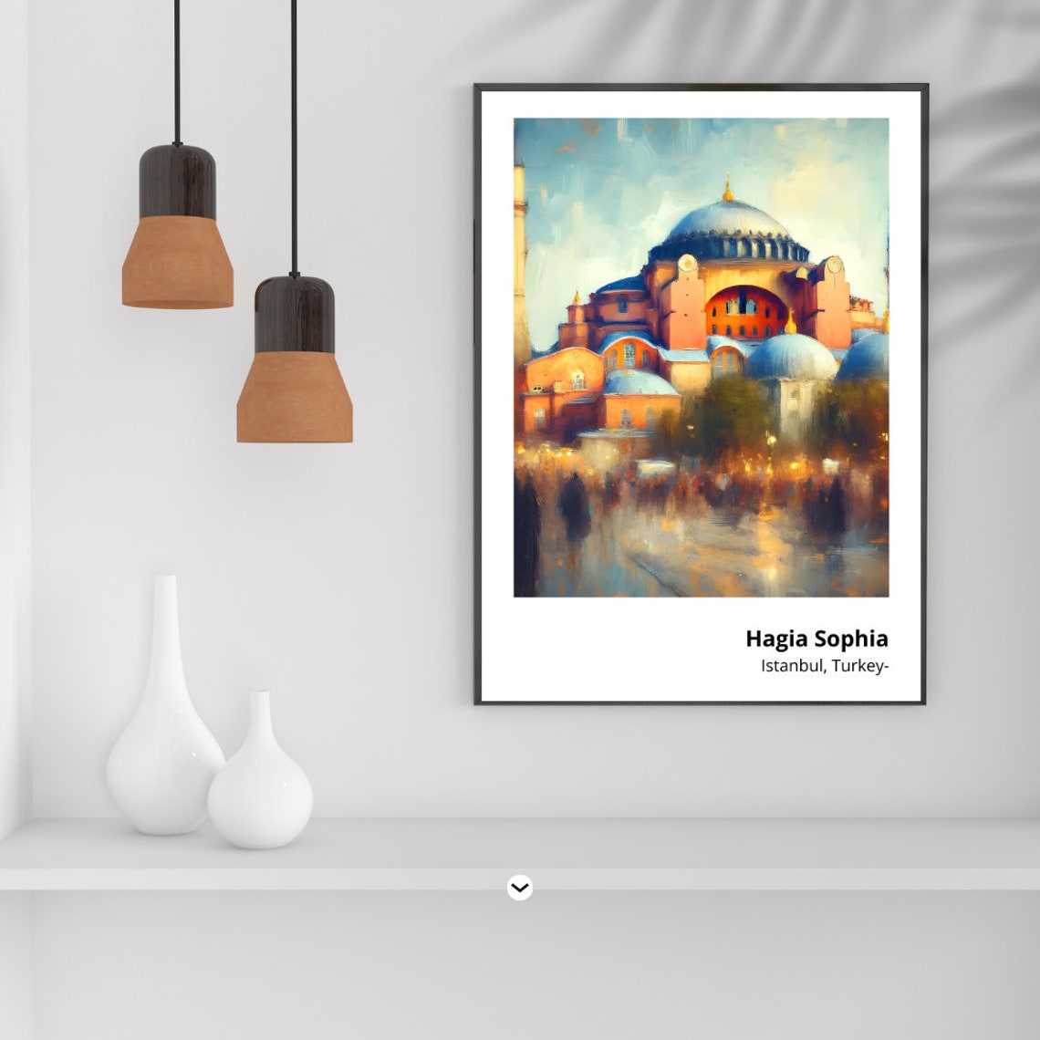 Hagia Sophia Istanbul Grand Dome Historic Architecture Poster - Image 4