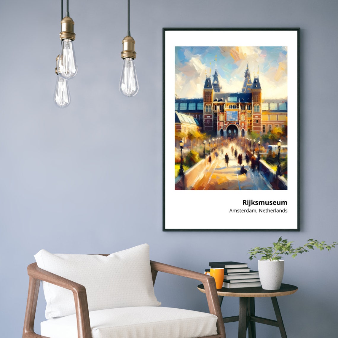 Rijksmuseum Art Print Stunning Painting Of Amsterdams Iconic Museum Vibrant And Historic Wall Decor Dutch Cultural Landmark Art - Image 5
