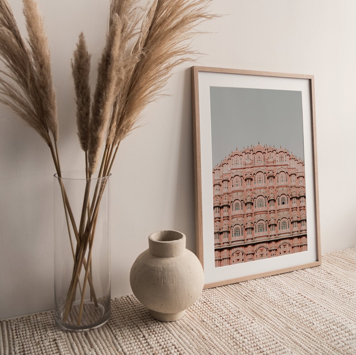 Hawa Mahal Pink Palace Jaipur India Rajput Architecture Photo Poster - Image 2