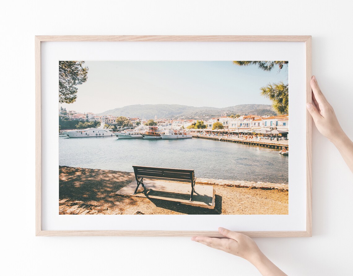 Skiathos Greece Landscape, Aegean Sea Art Print - Image 2