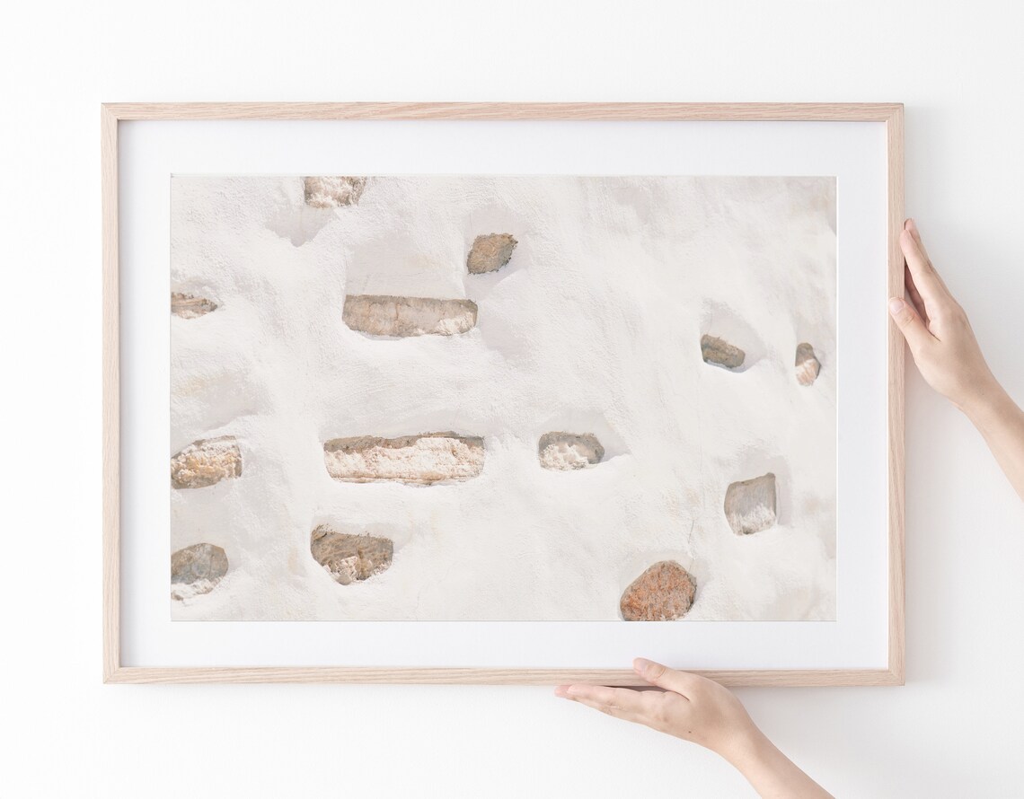 Greece Architecture Boho Neutral Decor Art Print - Image 2