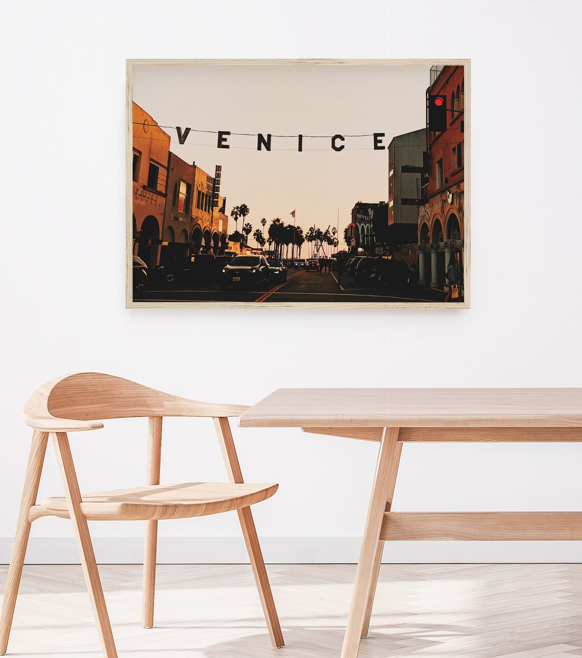 Venice Beach California Sign Sunset Street Scene Los Angeles Poster - Image 4