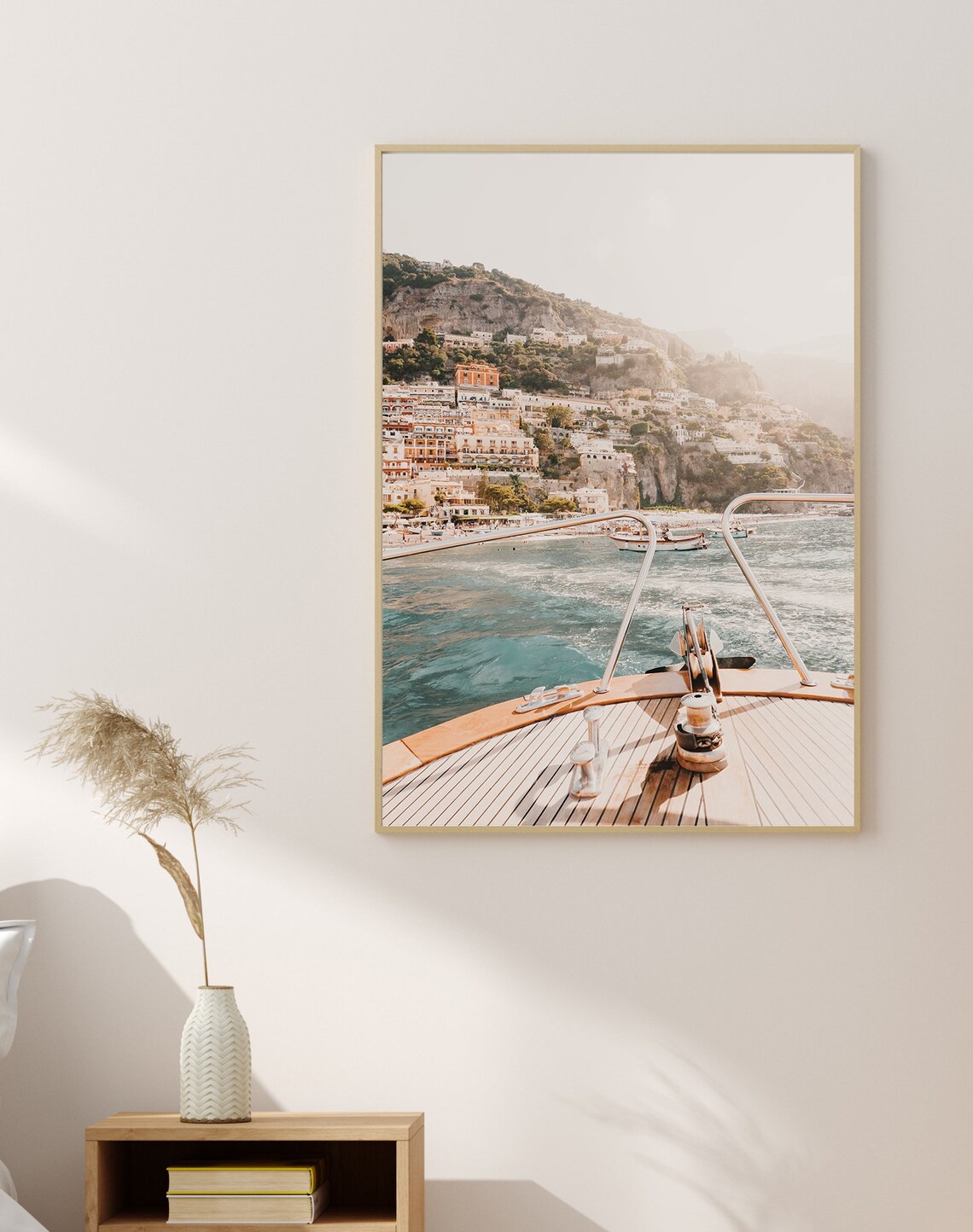 Amalfi Coast Boat Print, Positano Travel Poster - Image 3