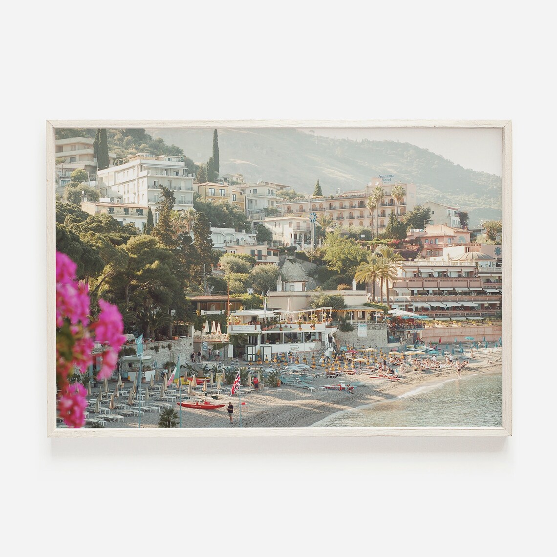Positano Italy Travel Poster, Amalfi Coast Photo