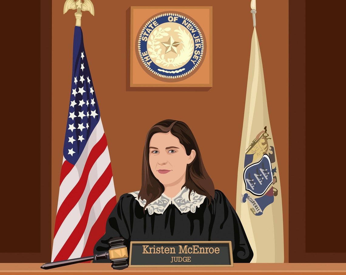 Custom Female Judge Portrait From Photo Personalized Judge Gift Poster - Image 5