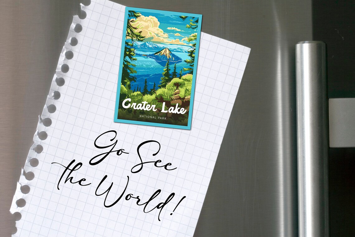 Crater Lake National Park Designer Series Poster - Image 2