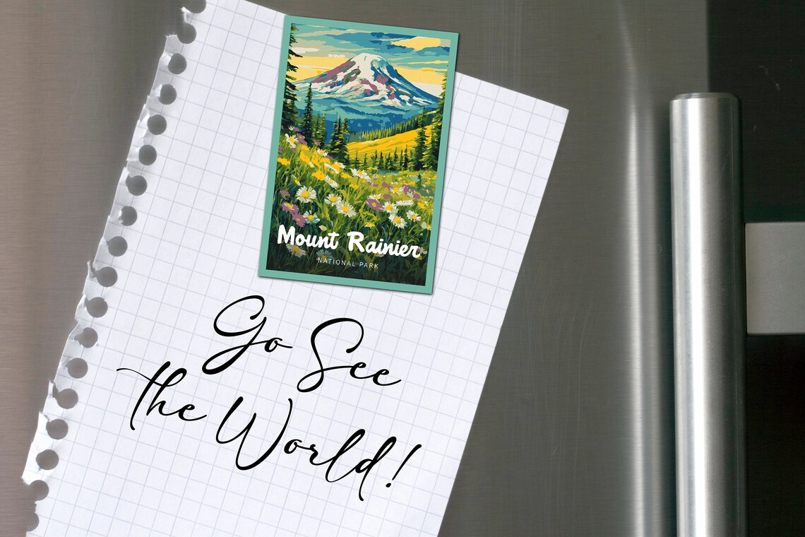 Mount Rainier National Park Designer Series Poster - Image 2