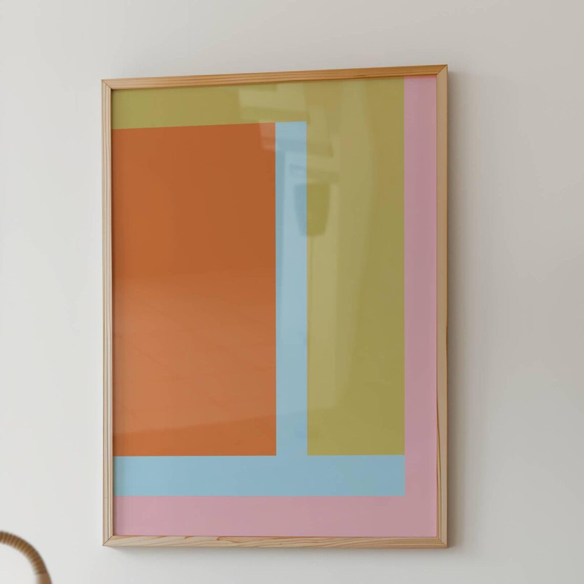 Abstract Minimalist Line Art, Mid Century Modern - Image 3