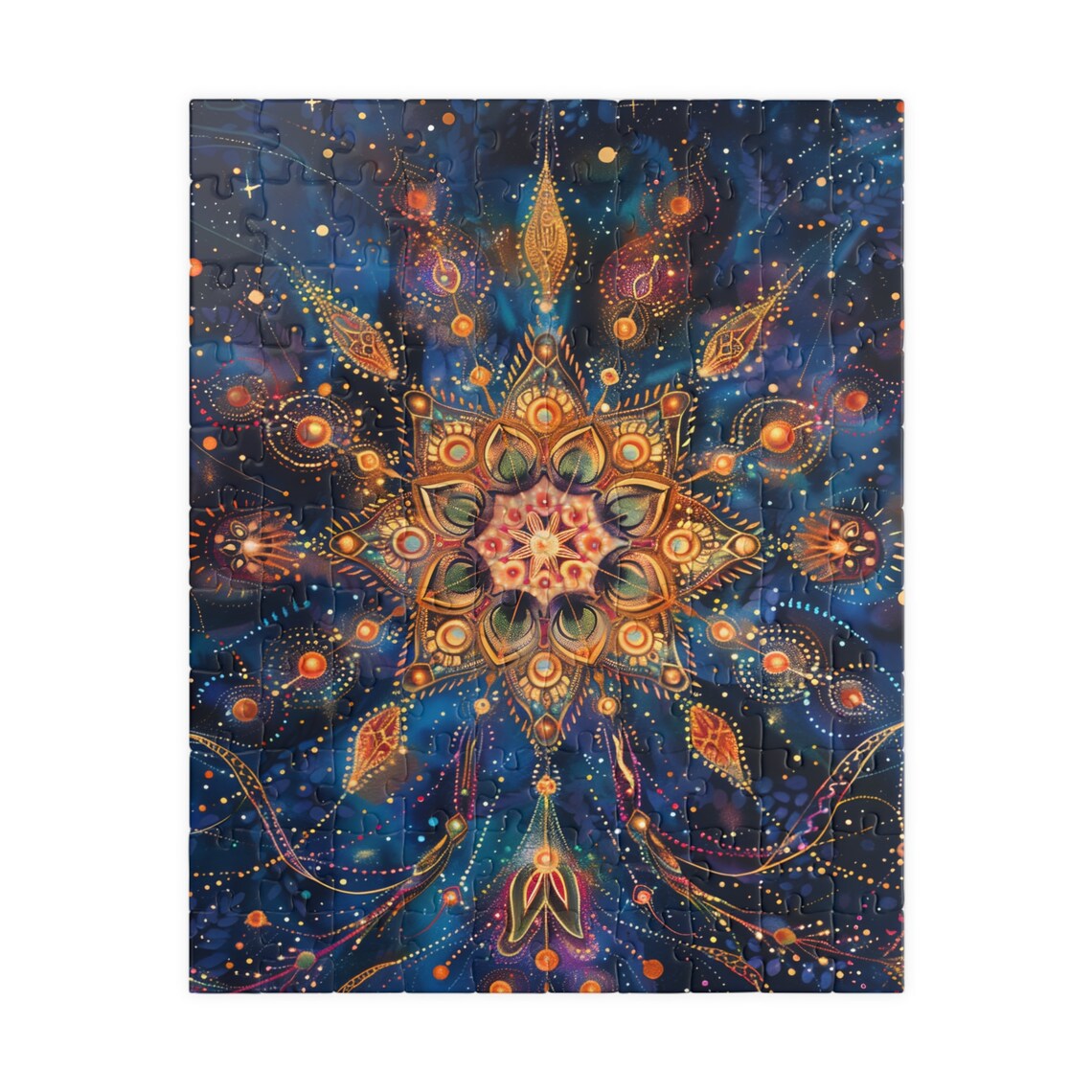 Celestial Mandala III Golden Ornaments Starry Night Sky Poster - Image 2