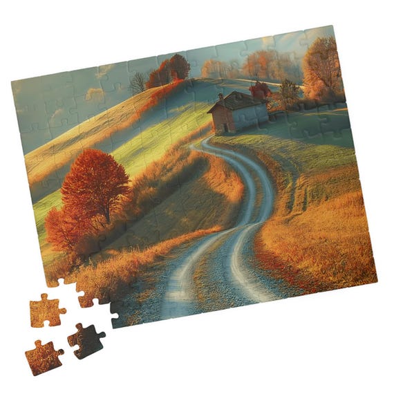 Tuscan Villa In Fall Jigsaw Puzzle Gift For Holidays Birthdays Get Well And Nursing Homes Tech Free Rainy Day Fun