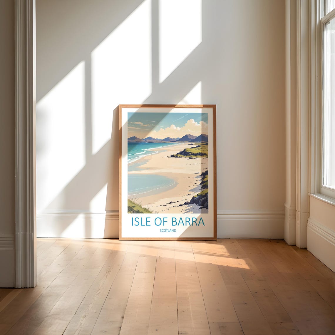 Isle Of Barra Print Isle Of Barra Poster Scottish Prints Barra Print Scotland Travel Print Scottish Isle Print Scotland Poster - Image 6