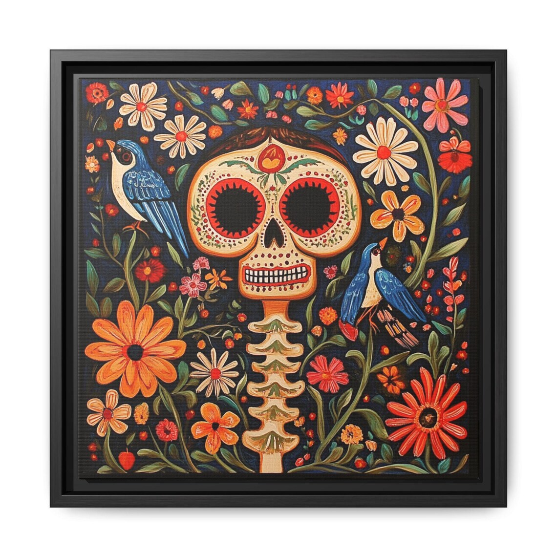 Mexican Folk Art Tree Bird And Botanical Image - Image 5