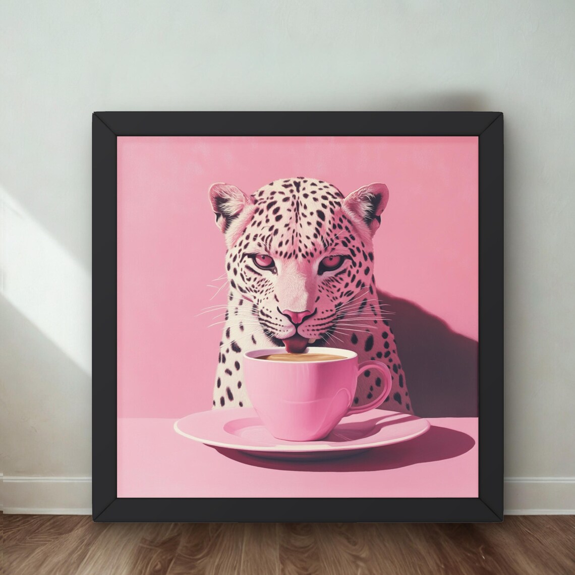Playful Leopard Trendy Animal Decor, Home Office