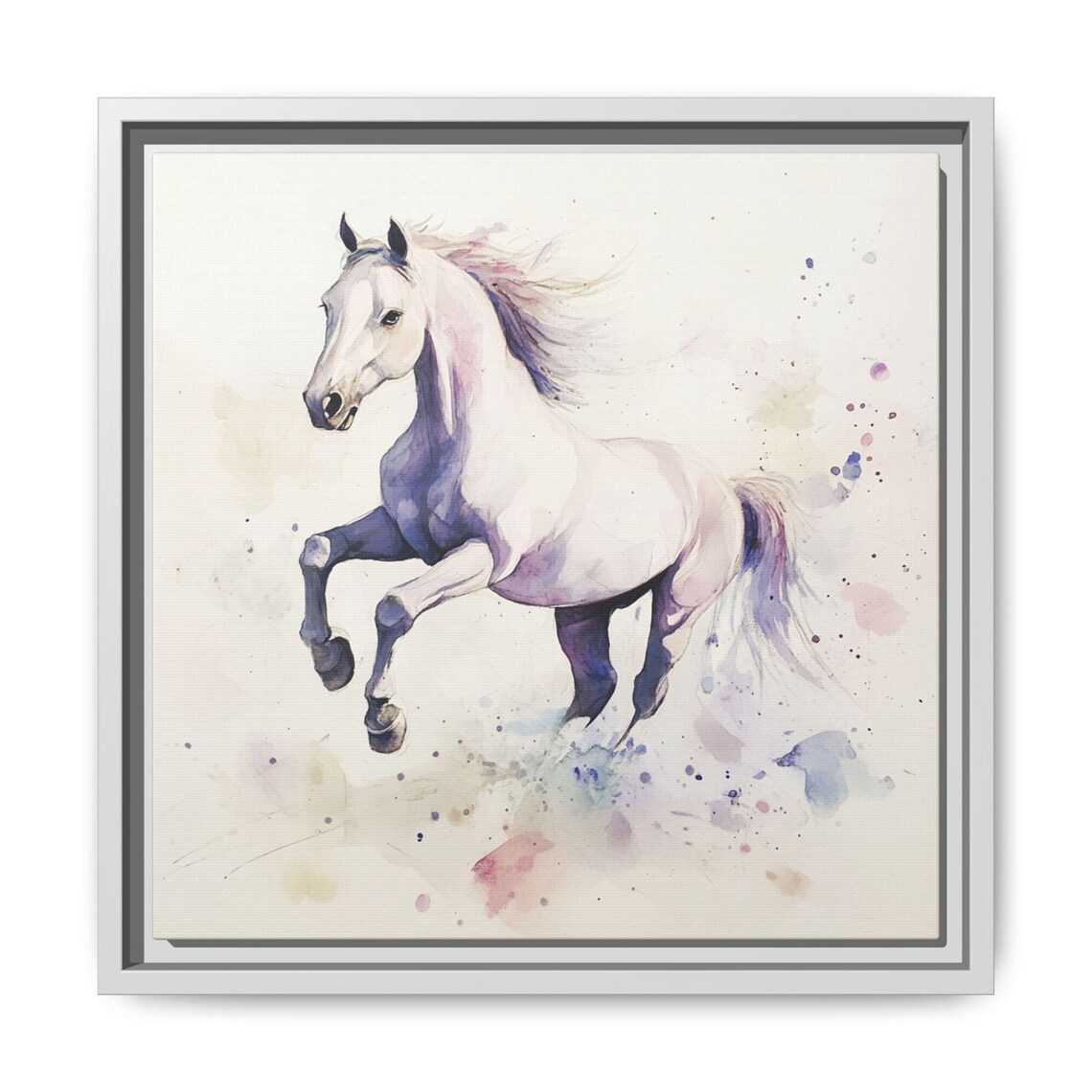 Horse Watercolor Animal Print, Nursery Decor - Image 4